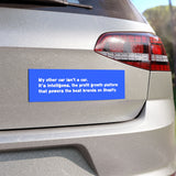 Blue Bumper Car Magnet
