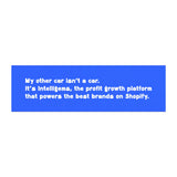 Blue Bumper Car Magnet