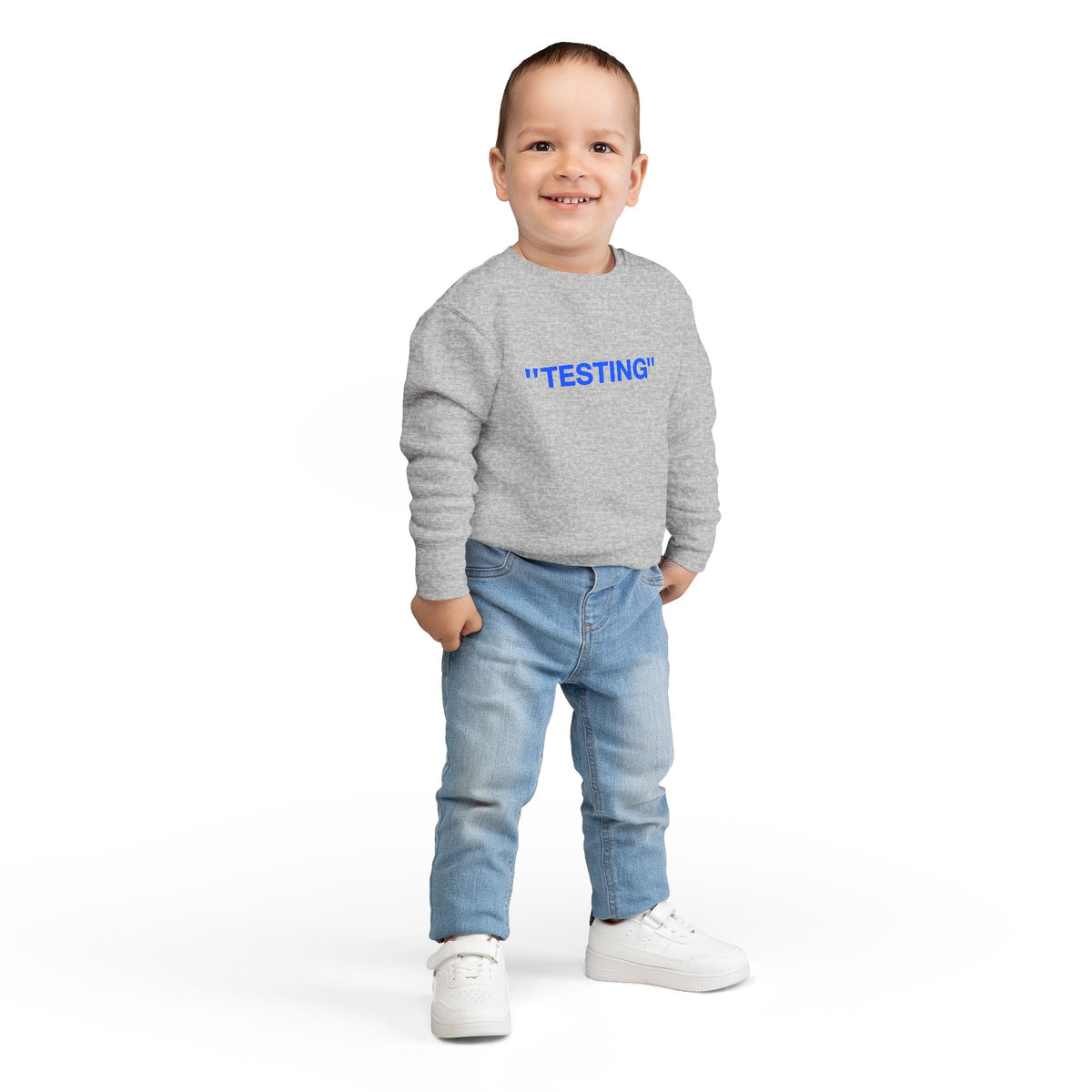 "TESTING" - Toddler Crewneck Sweatshirt