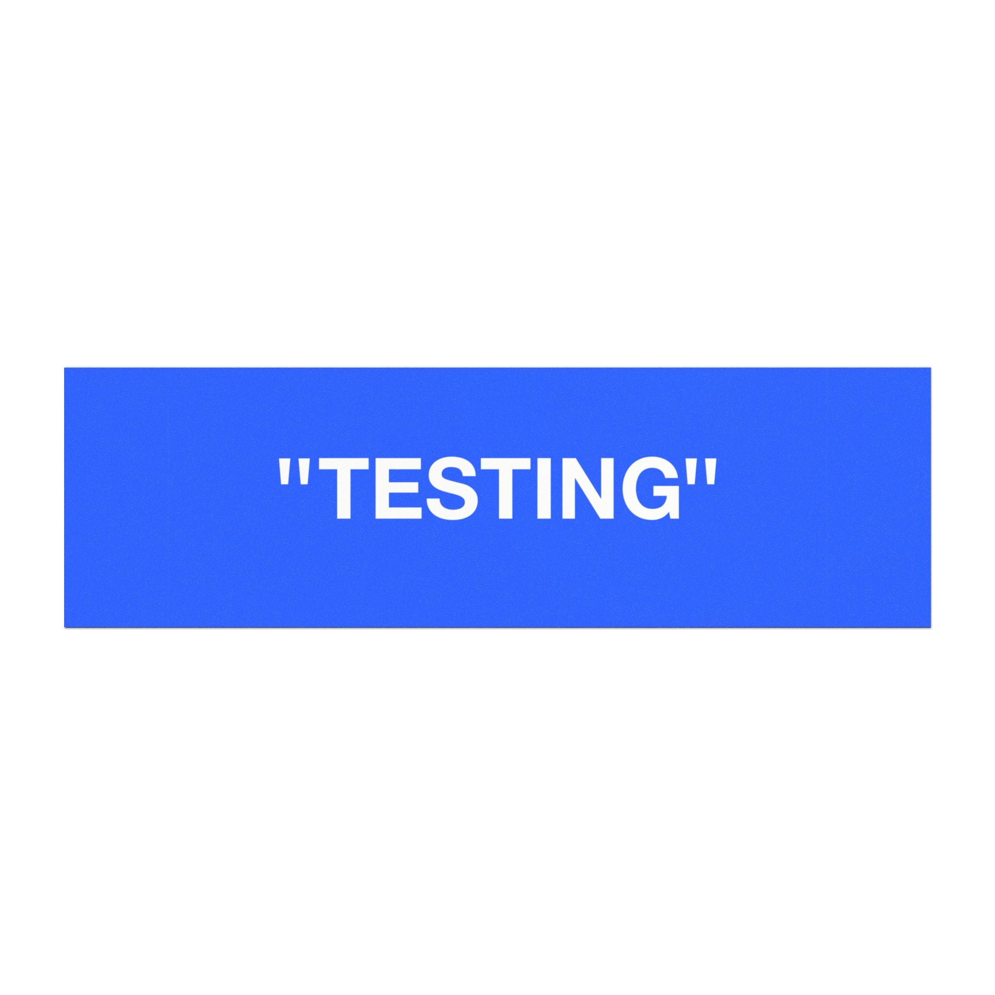 "TESTING" - Car Magnet