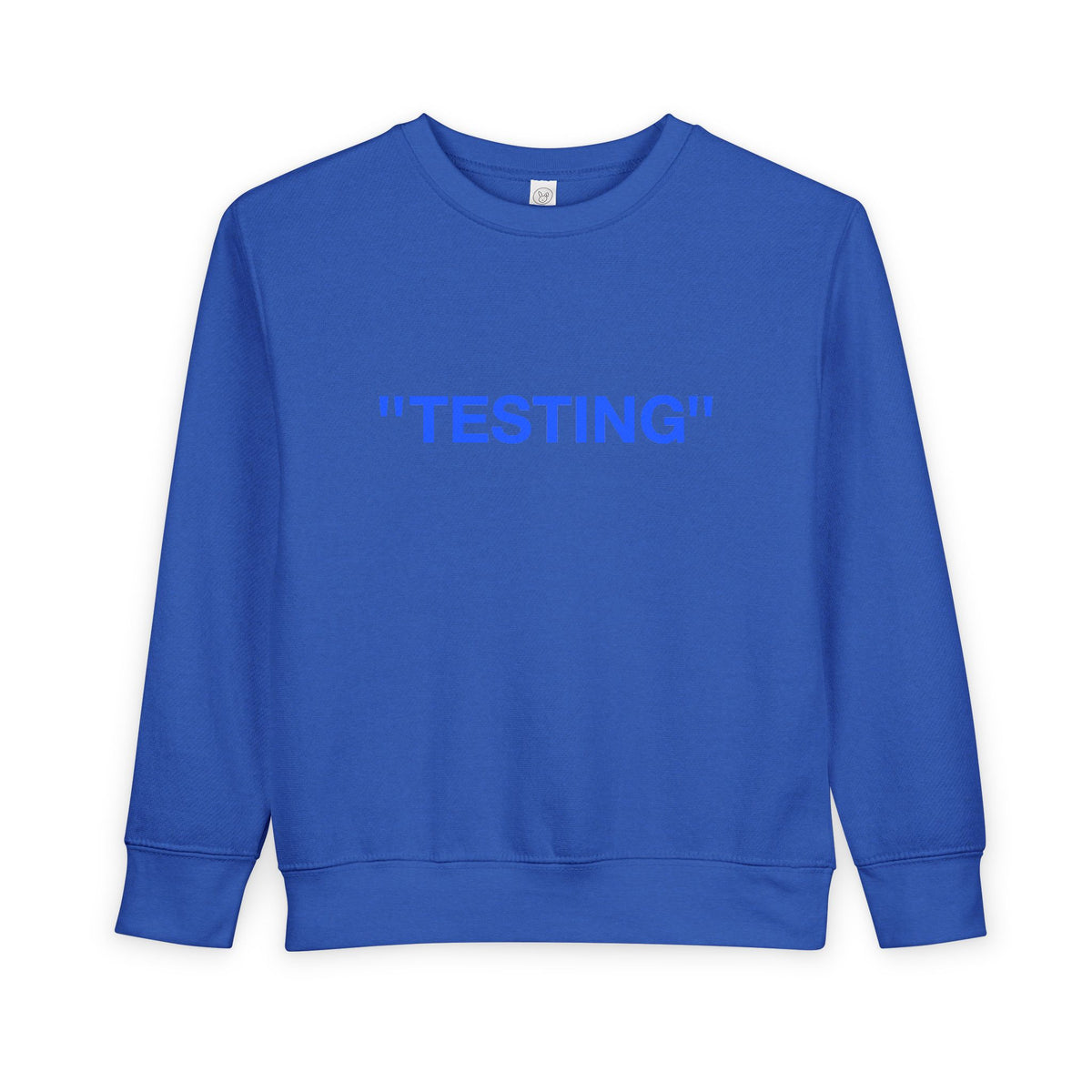 "TESTING" - Toddler Crewneck Sweatshirt