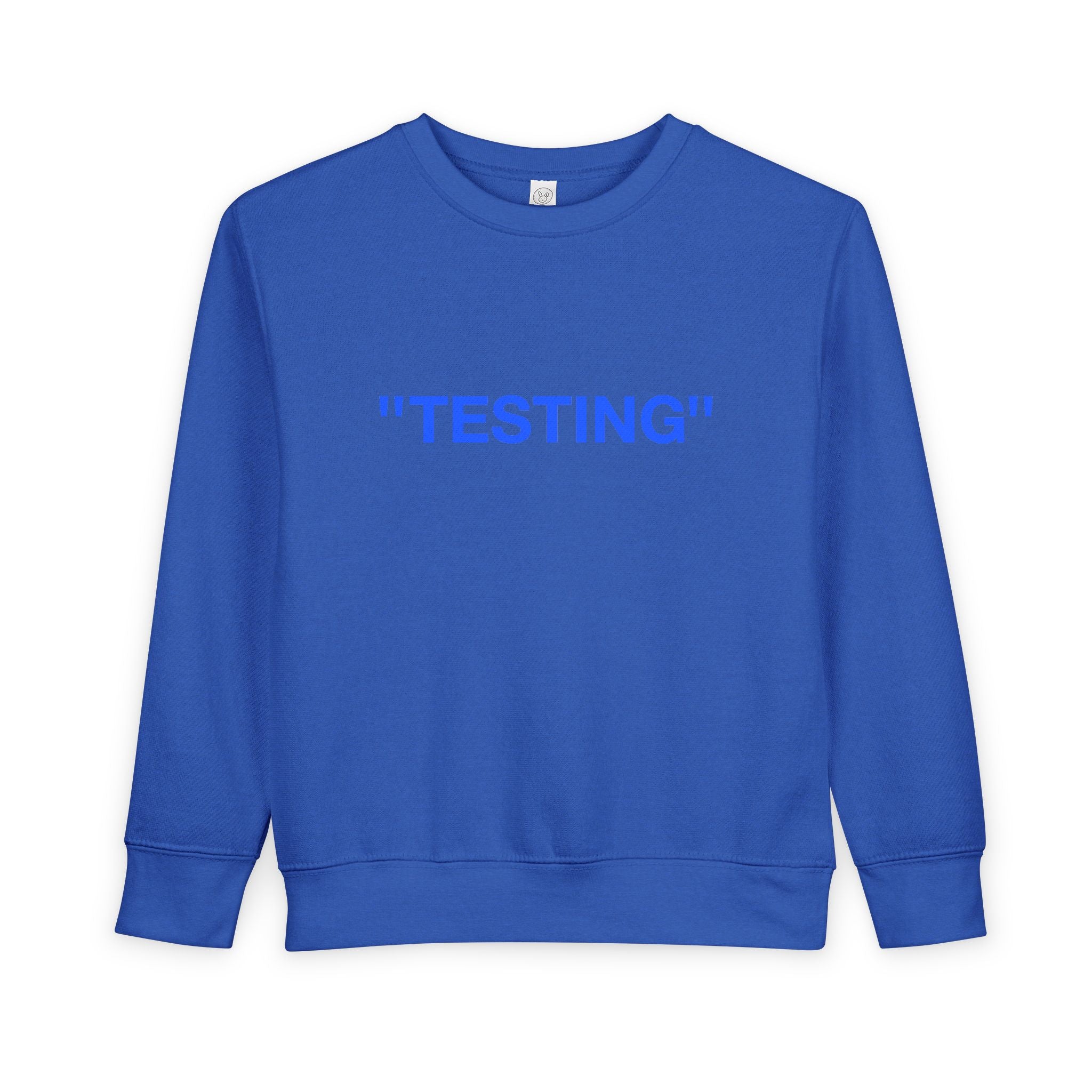 "TESTING" - Toddler Crewneck Sweatshirt