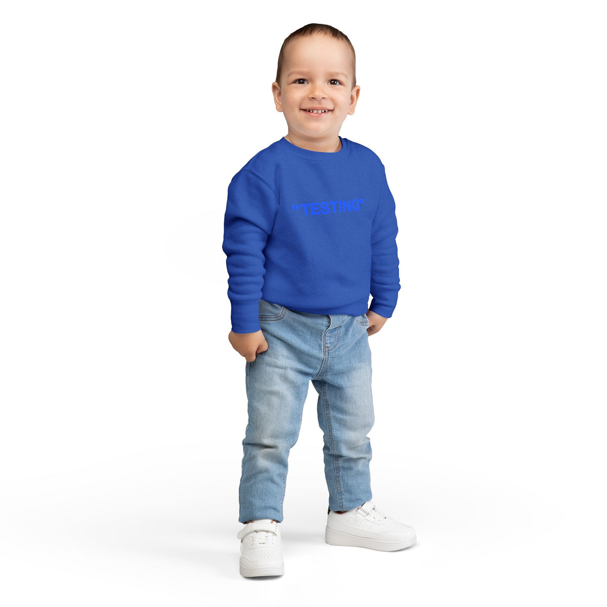 "TESTING" - Toddler Crewneck Sweatshirt