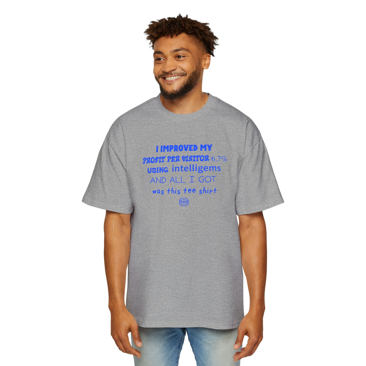 Profit Going Up - Oversized Men’s T‑Shirt
