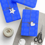 Blue & White Wrapping Paper