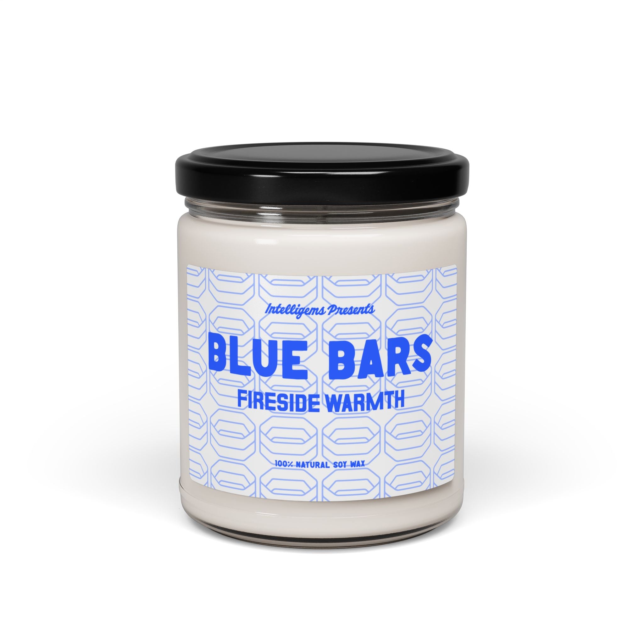 Blue Bars Fireside Warmth - Soy Candle (9oz)