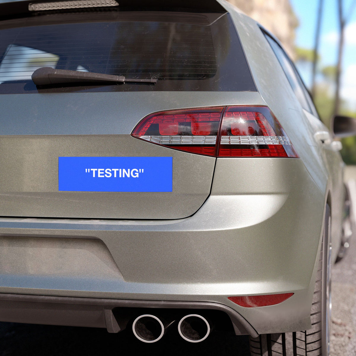 "TESTING" - Car Magnet