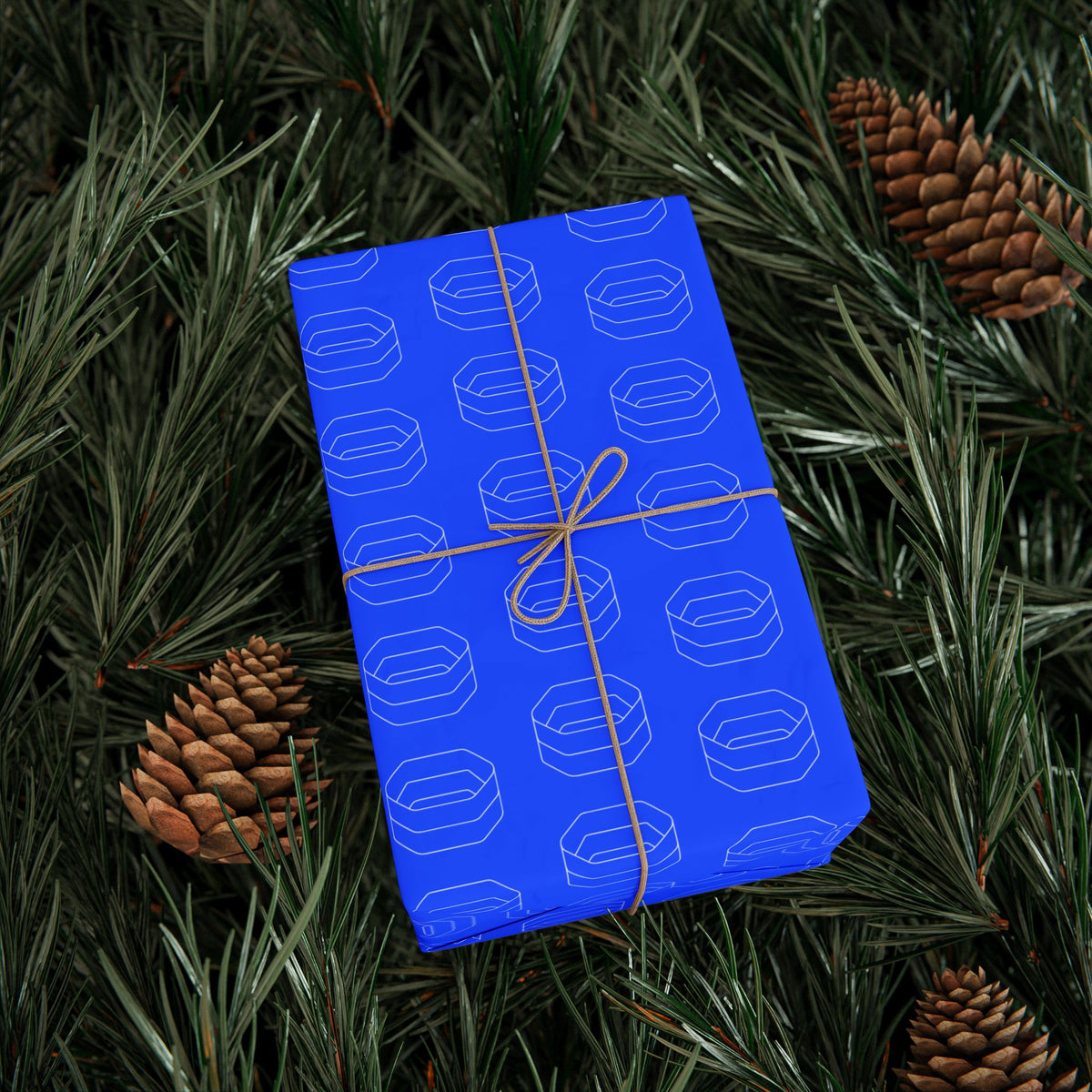 Blue & White Wrapping Paper