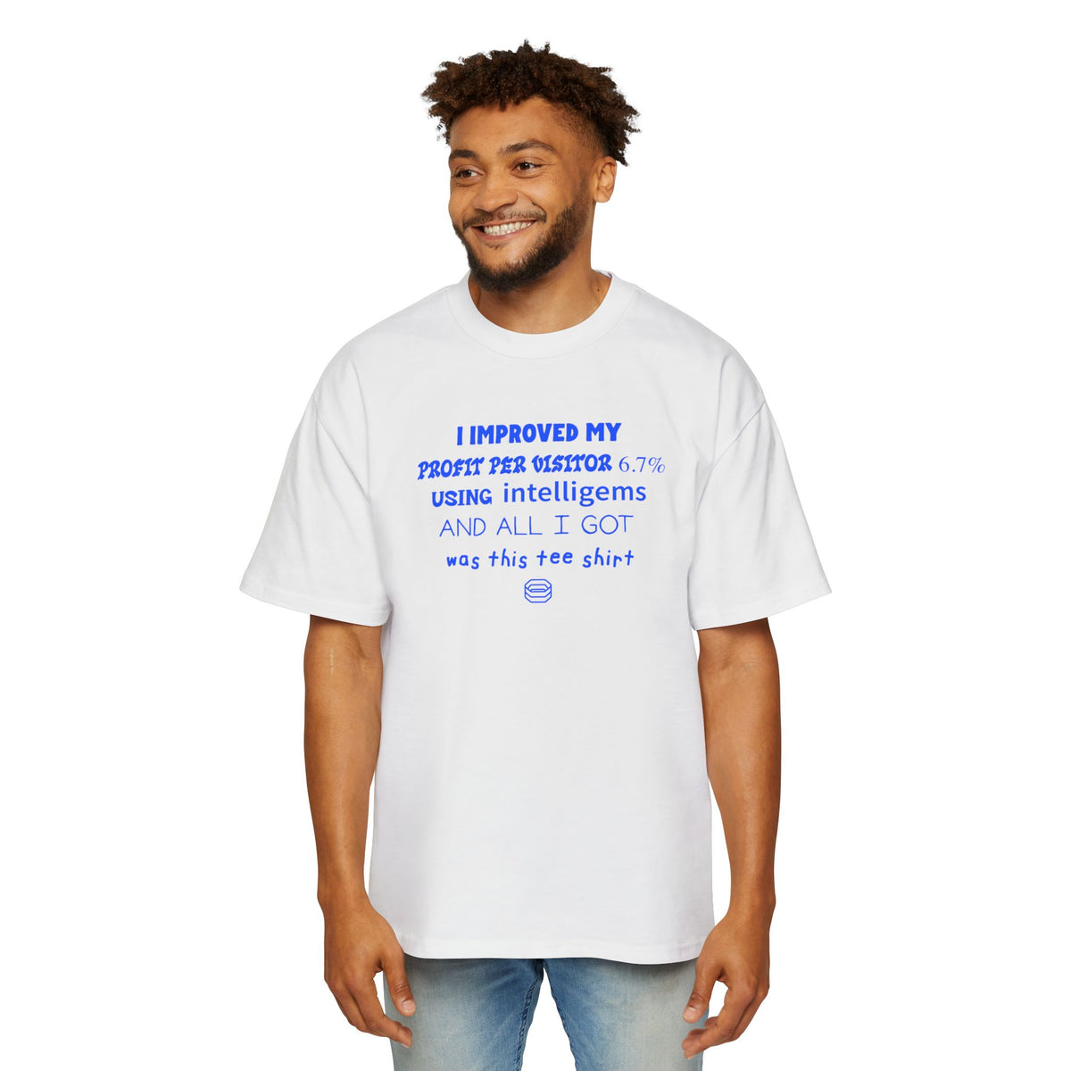 Profit Going Up - Oversized Men’s T‑Shirt