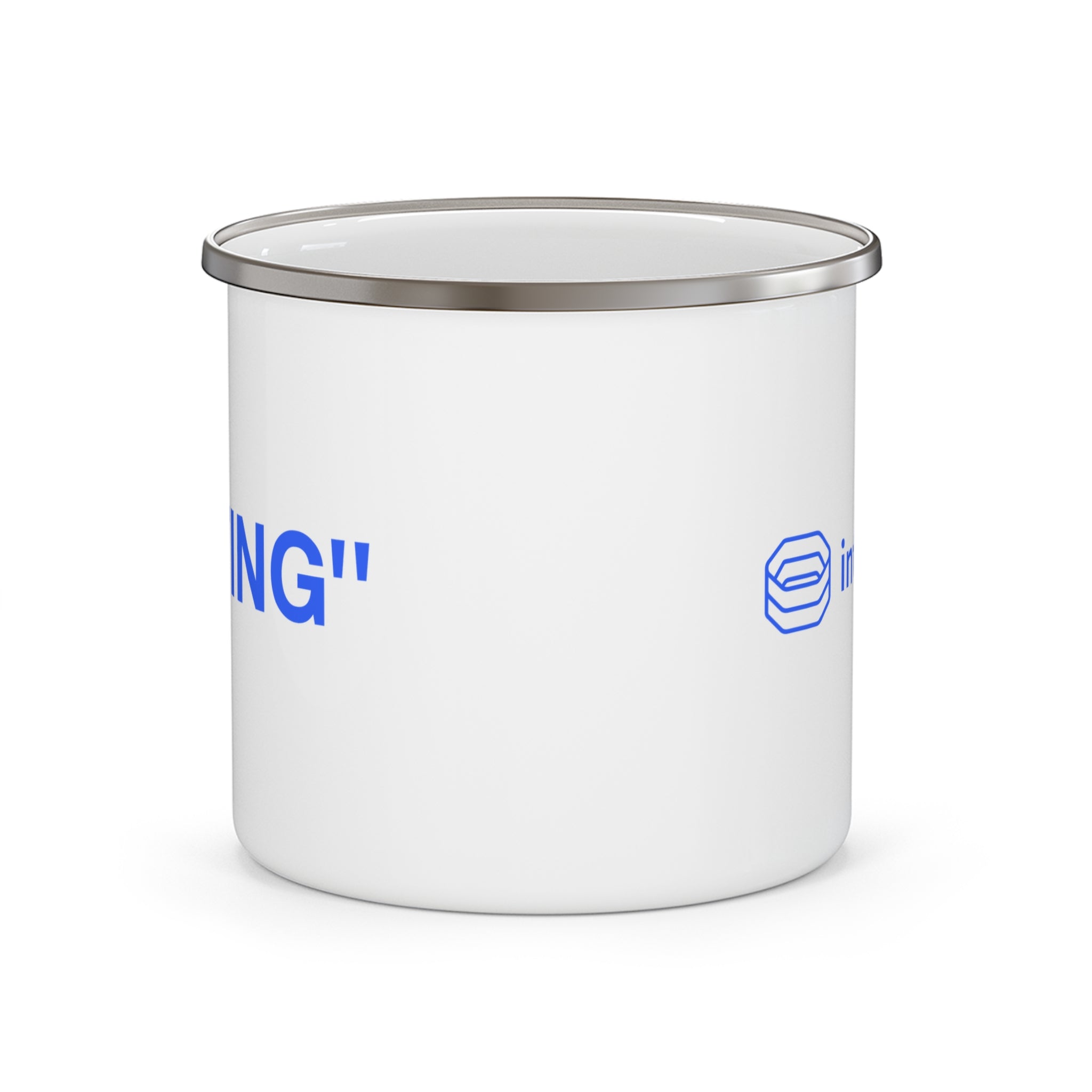 "TESTING" - Enamel Camping Mug (12 oz)