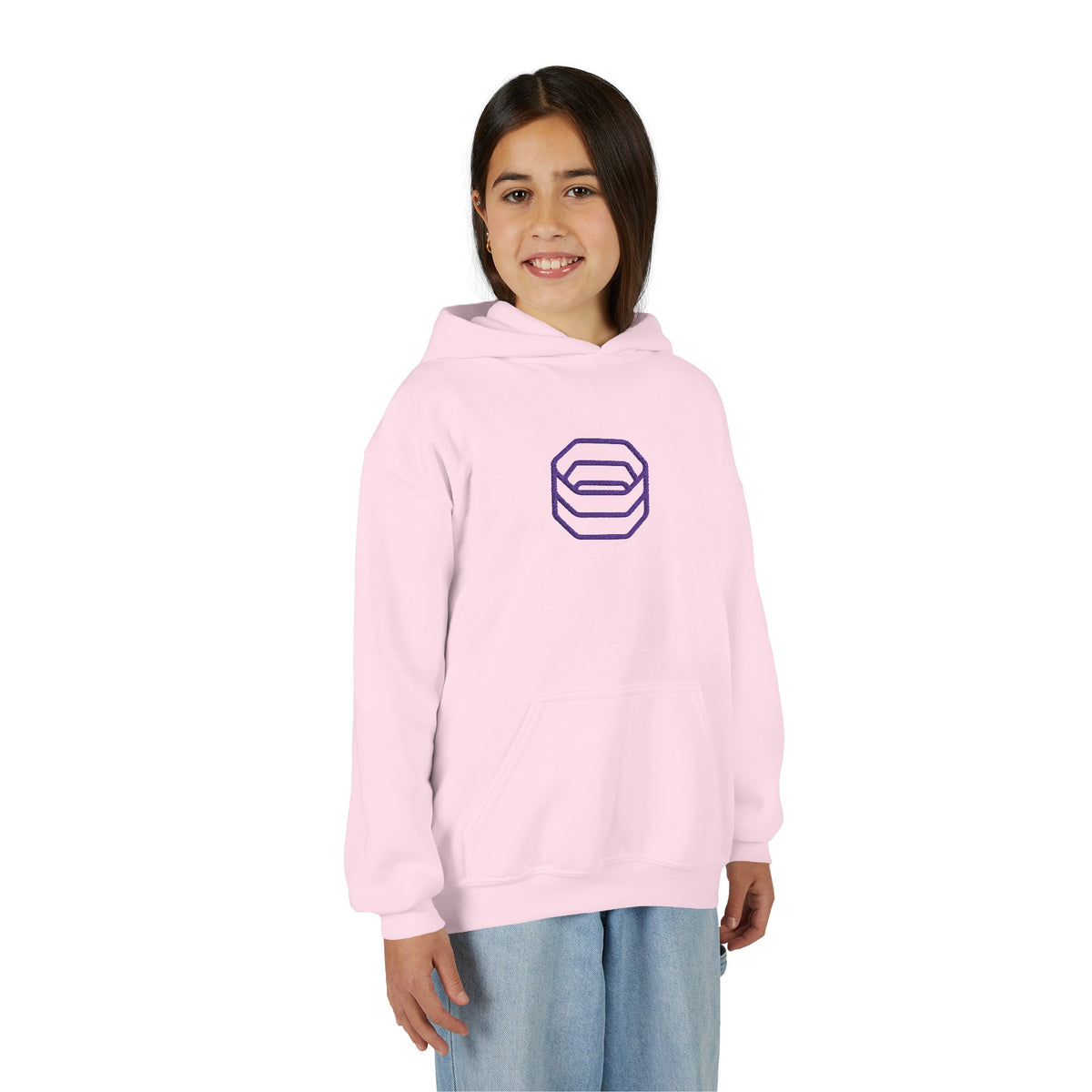 Glyph Logo - Youth Hoodie (Embroidered)