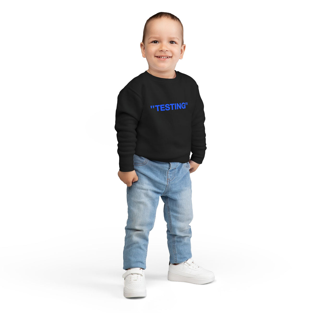"TESTING" - Toddler Crewneck Sweatshirt