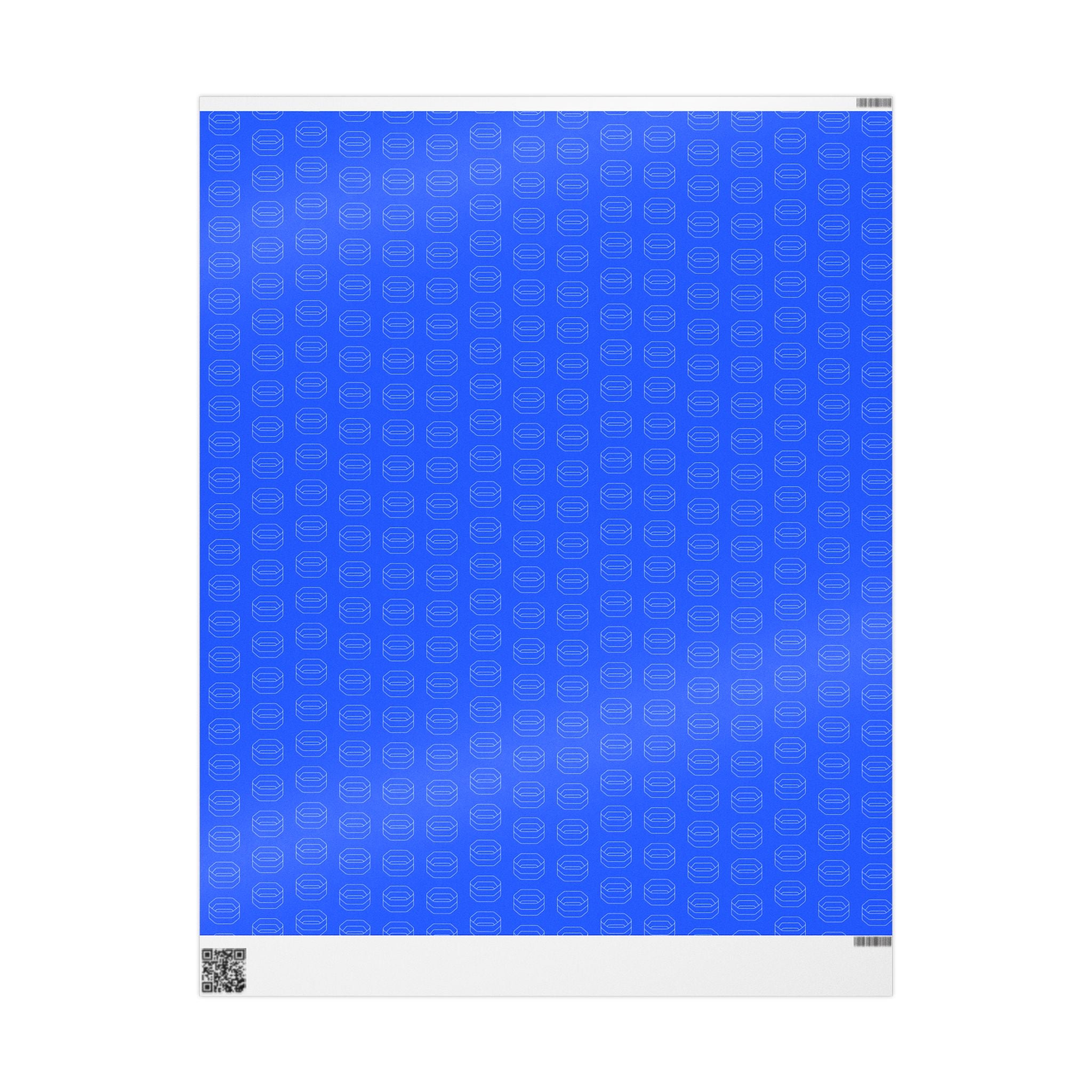 Blue & White Wrapping Paper