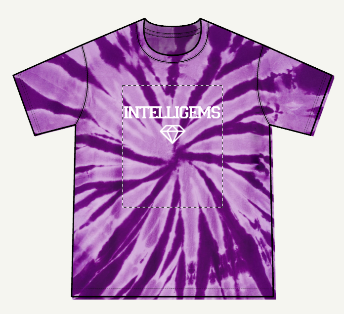 Intelligems - Youth Tie-Dye Tee
